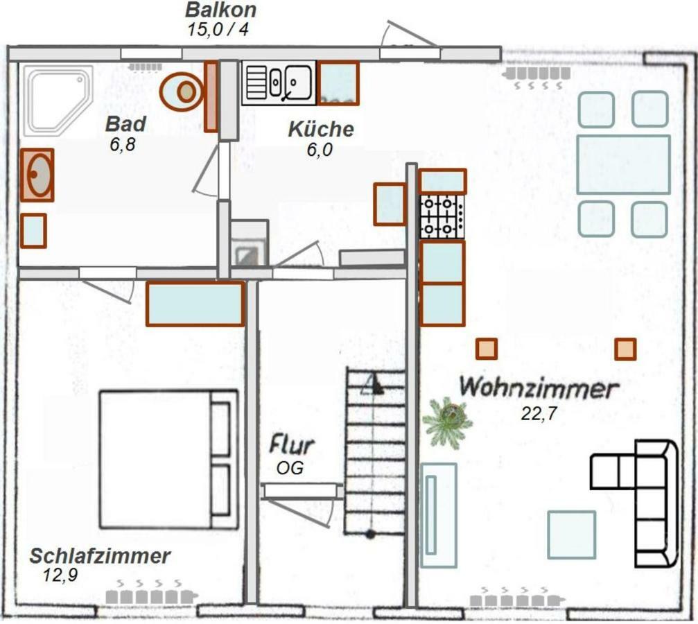 Ferienwohnung Schreiberstrasse Wernigerode Ngoại thất bức ảnh